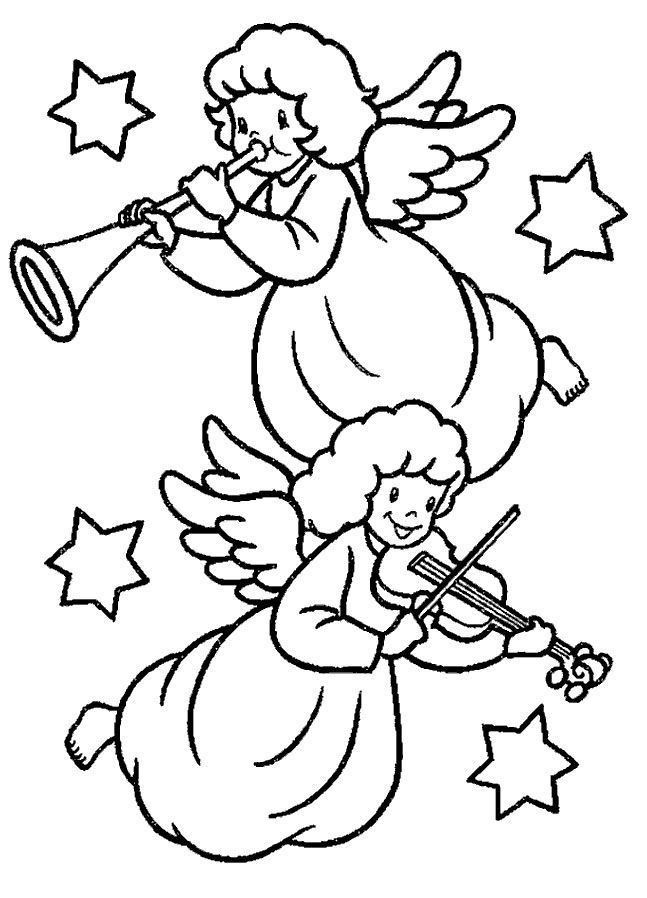 Trumpet coloring pages