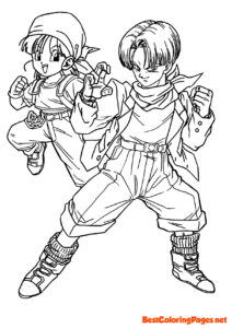 Dragon ball coloring pages