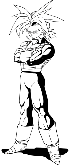 Trunks coloring page