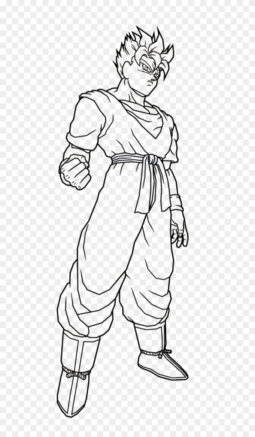 Dragon ball z future trunks coloring pages