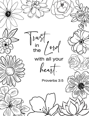 Free printable bible verse coloring pages