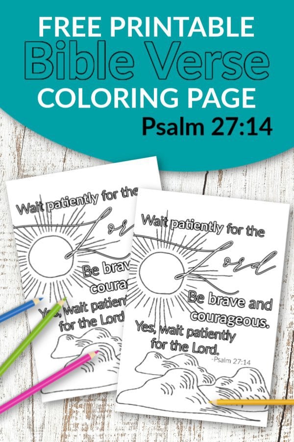 Free printable psalm bible verse coloring page â simple mom project