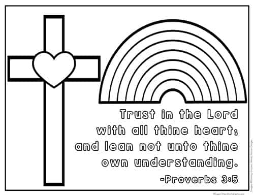 Bible verse coloring pages