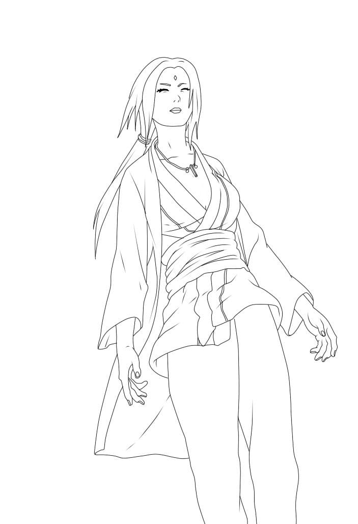 Tsunade coloring pages