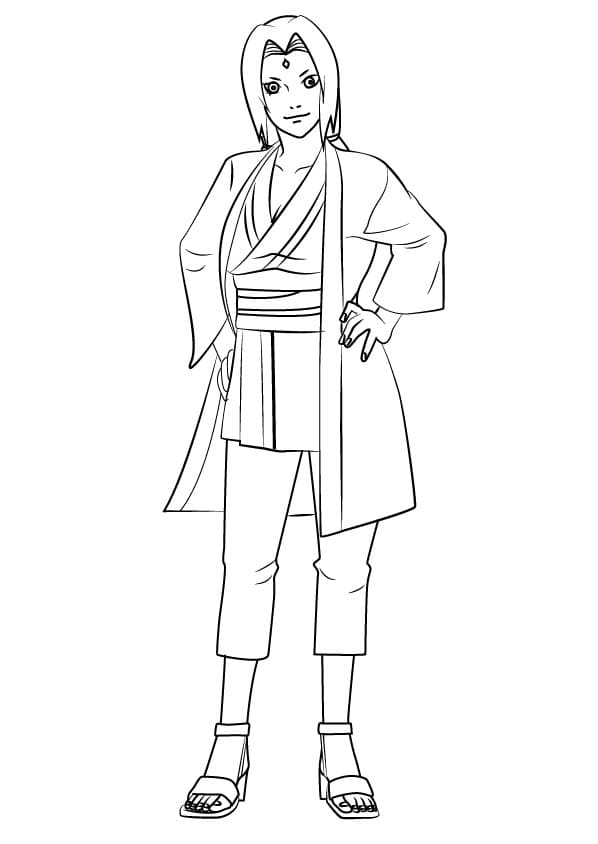 Tsunade coloring pages