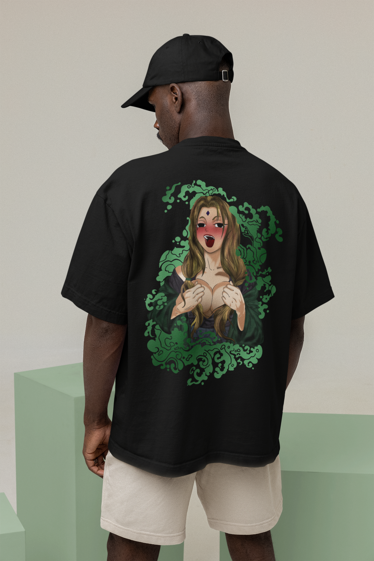 Tsunade cultural oversized tshirt the unrealm