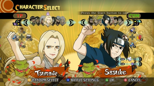 I hope they add these outfits to storm connections in the future tsunade without a coat and kabuto with the sound headband they are present in storm so they just need