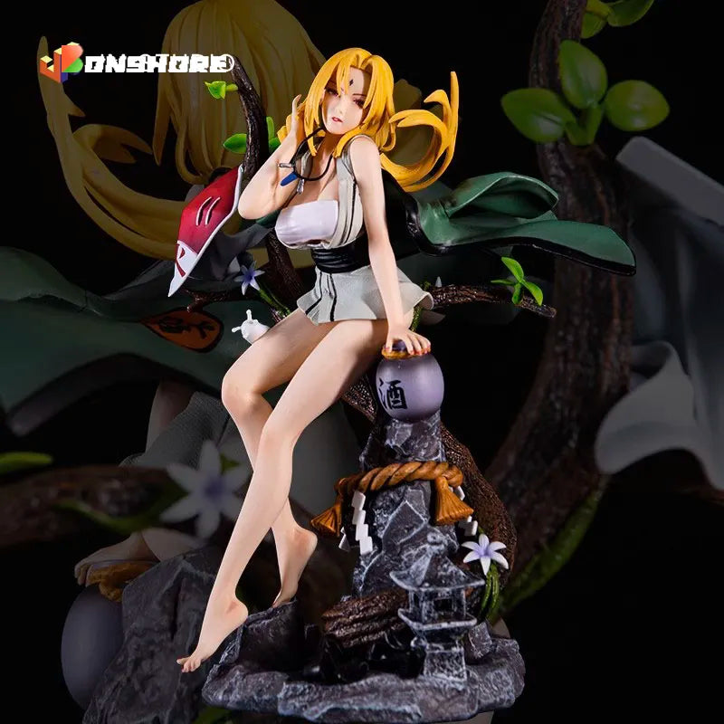 Naruto tsunade stand posture action figure high quality anime figure â otakustore