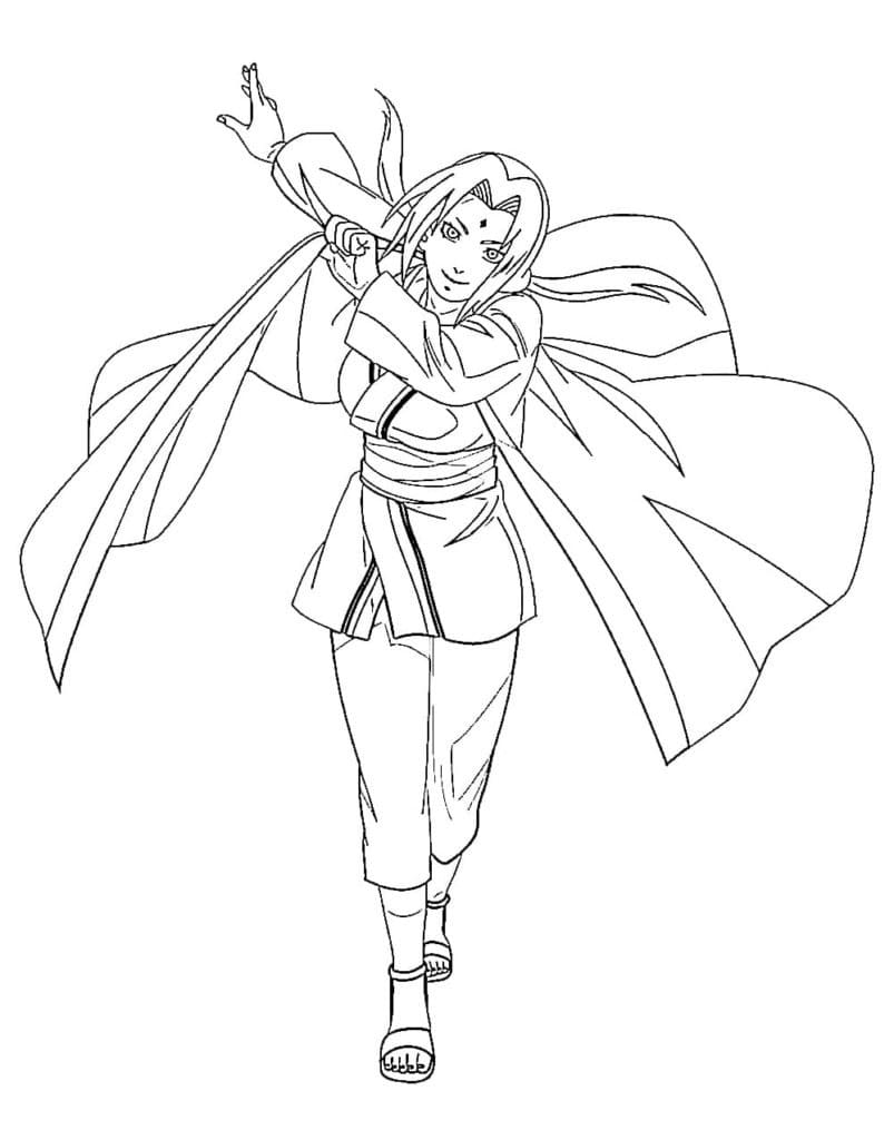 Tsunade coloring pages