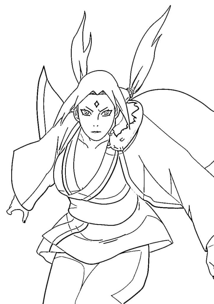 Tsunade coloring pages