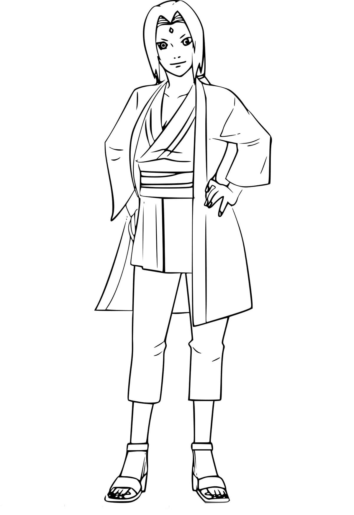 Tsunade coloring pages