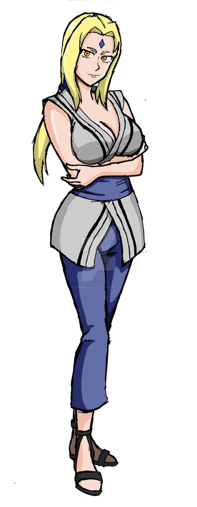 Tsunade without jacket by flameninja on