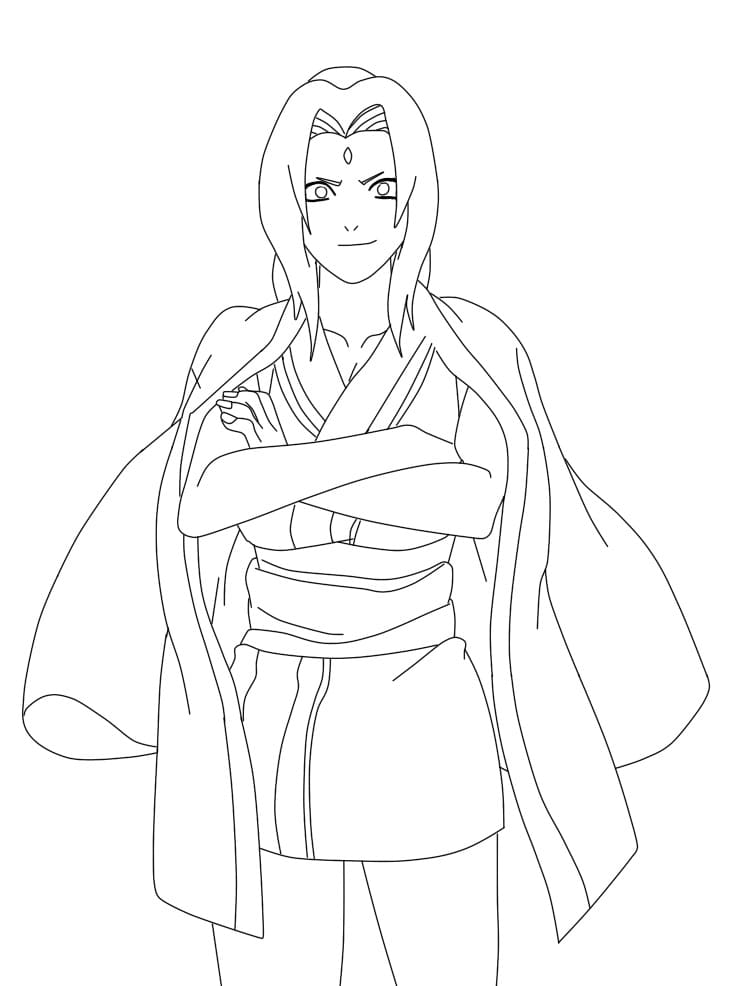 Tsunade coloring pages