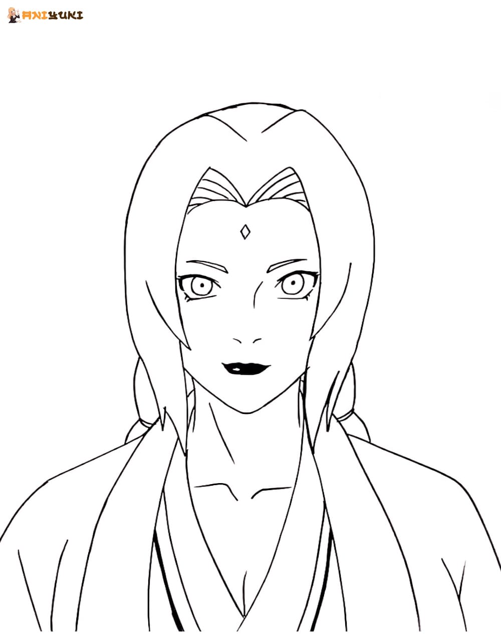 Tsunade coloring pages