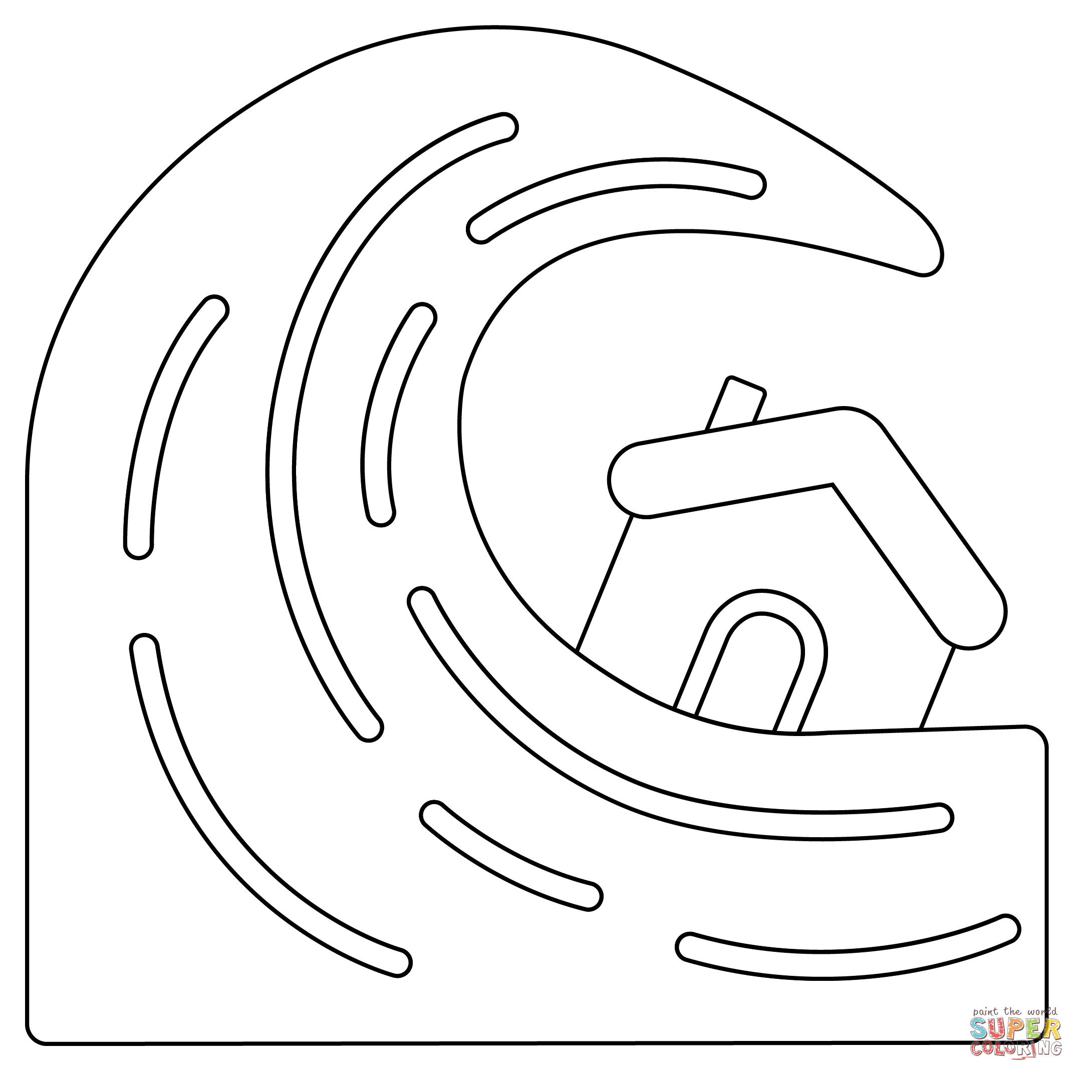 Tsunami coloring page free printable coloring pages