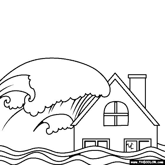 Free coloring page of tsunami color in this picture of tsunami and share it with others today tsunami coloring pages free coloring pages