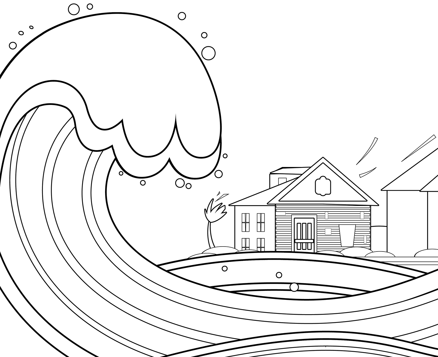 Tsunami printable template free printable papercraft templates