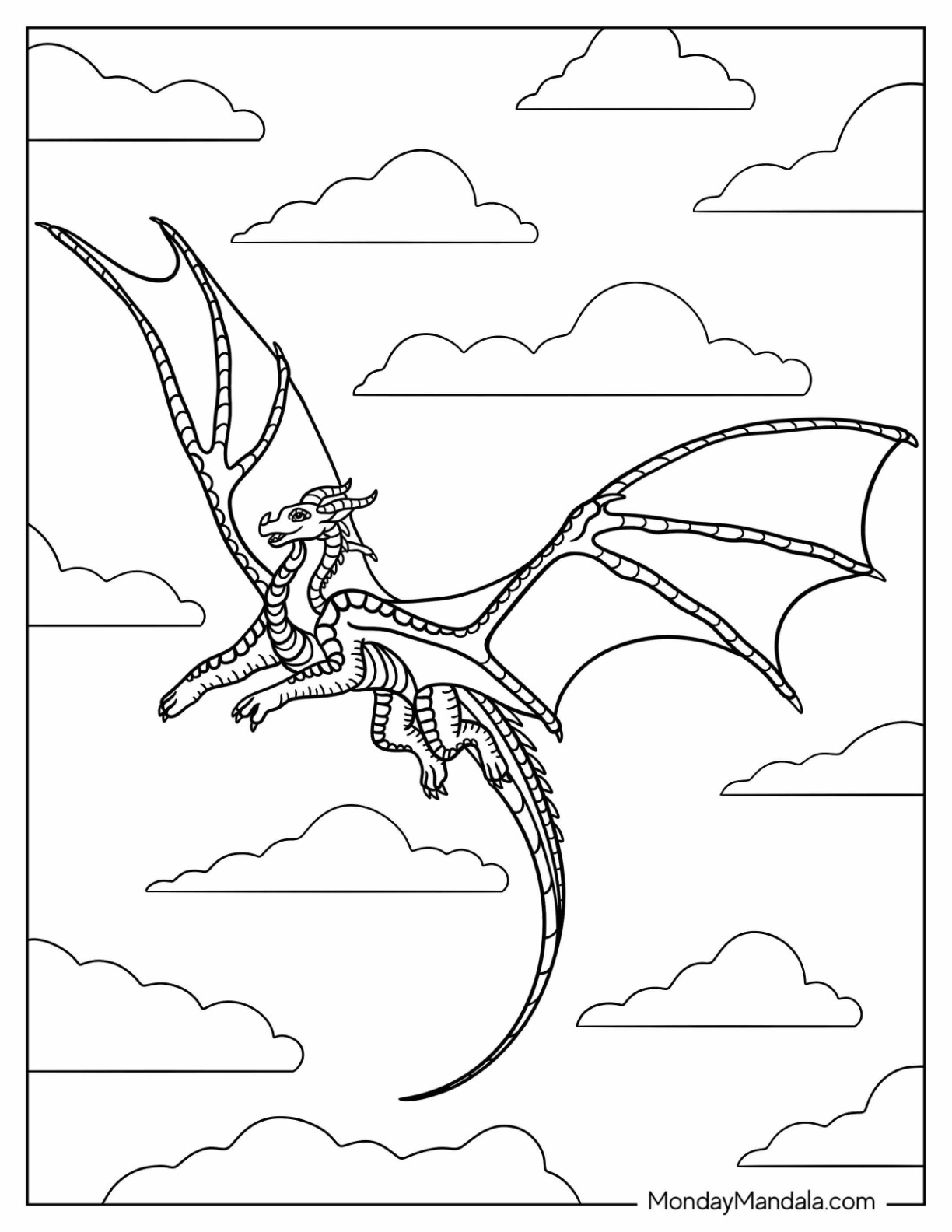 Wings of fire coloring pages free pdf printables