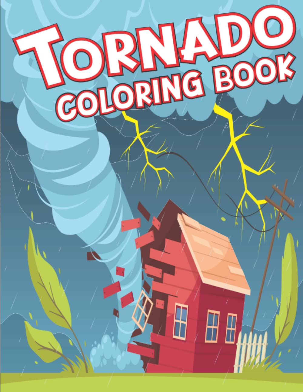 Buy tornado coloring book fun and easy coloring pages for kidsnatural disasterstsunamihurricanetornadovolcanoearthquakesstorm and more natural disasters coloring book online at kuwait