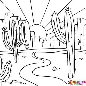 The tsunami coloring page