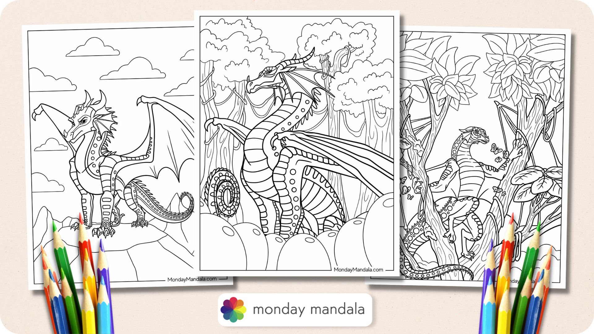 Wings of fire coloring pages free pdf printables