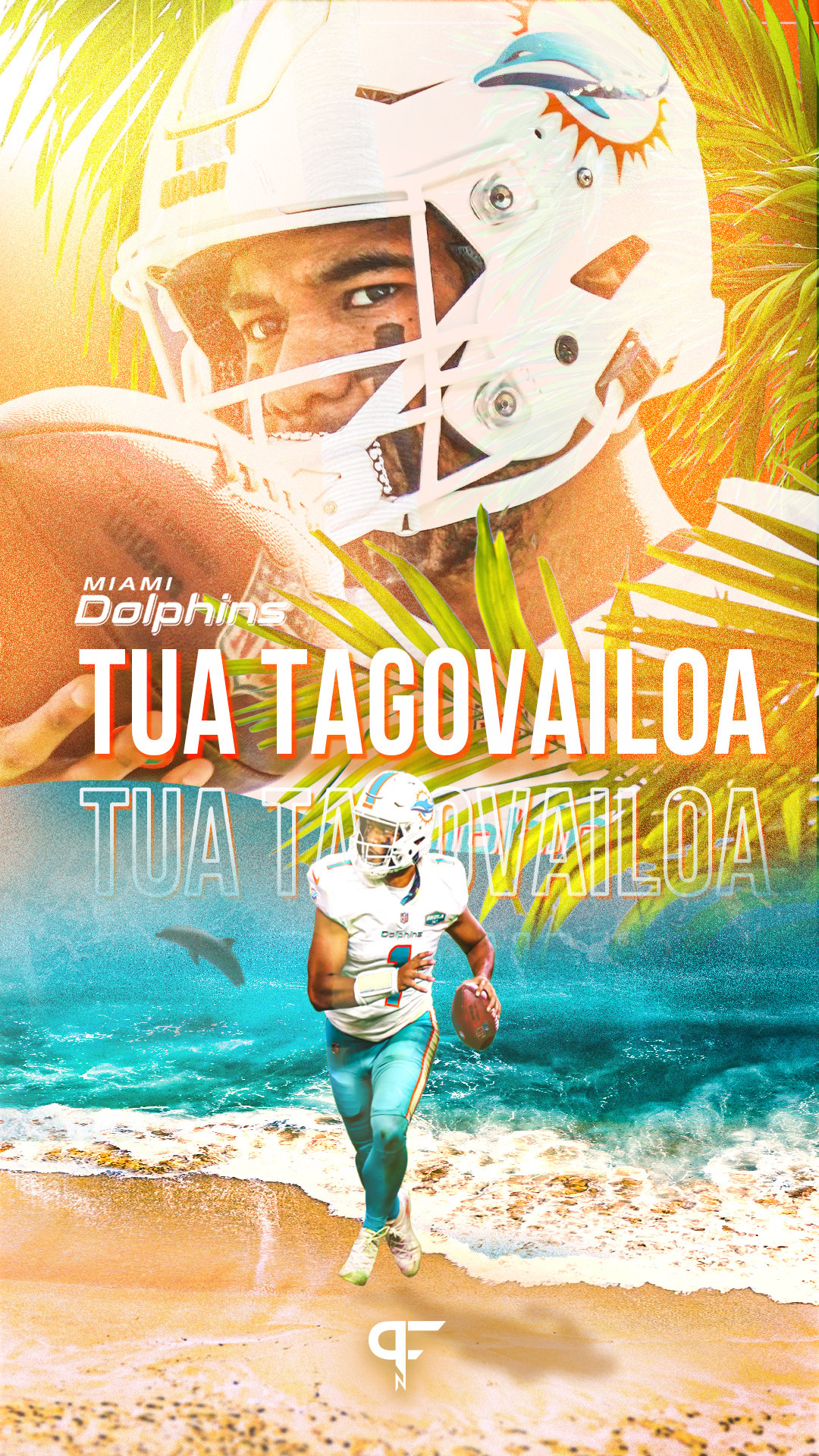 Tua Tagoyailoa Miami Dolphins Watercolor Strokes Pixel Art 200 Jigsaw Puzzle  by Joe Hamilton - Pixels