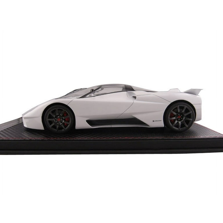 Ssc tuatara in white resin model car in scale by fronti