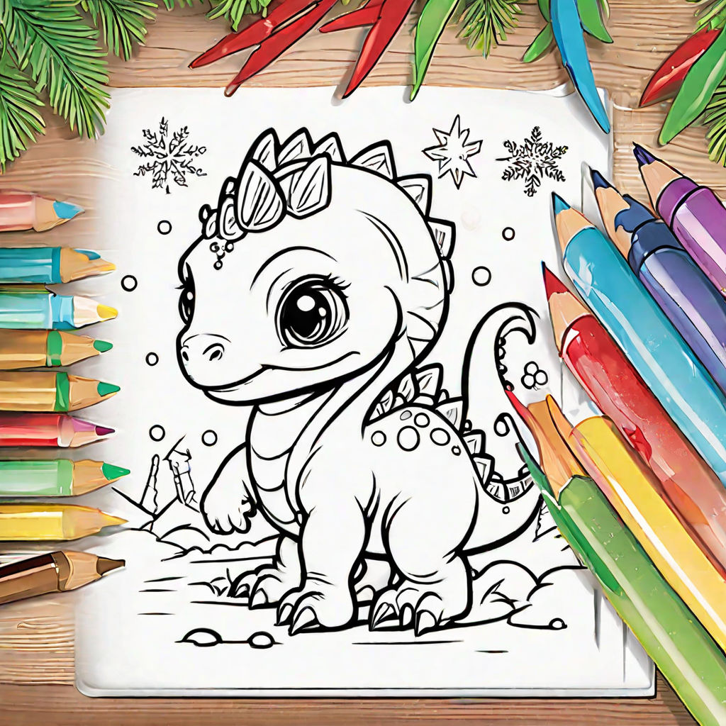 Spinosaurus coloring book