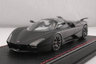 Shelby supercars ssc tuatara mat black diecast car