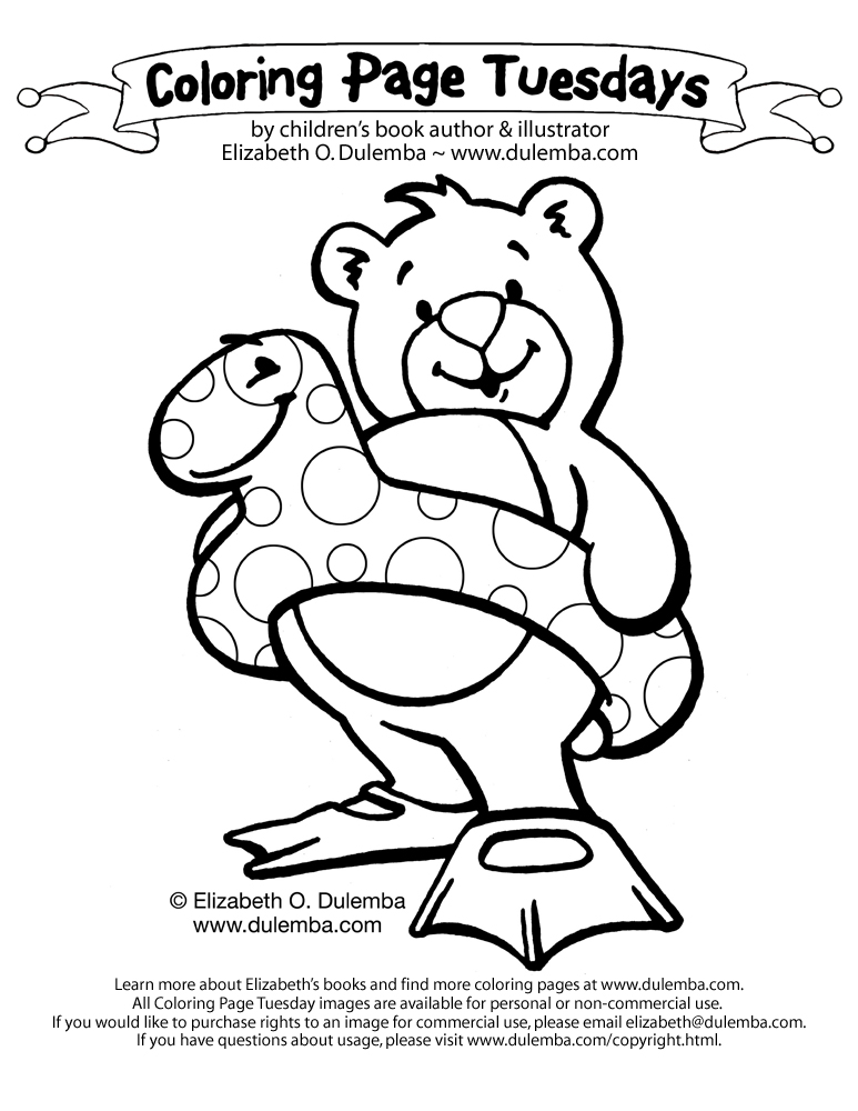 Coloring page tuesday