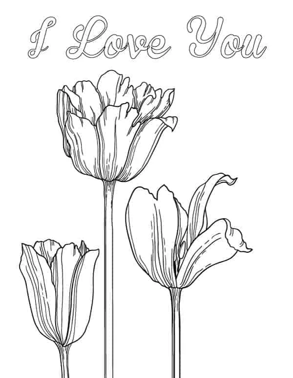 Mothers day coloring pages