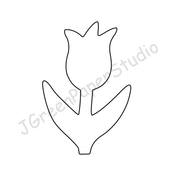 Printable tulip template