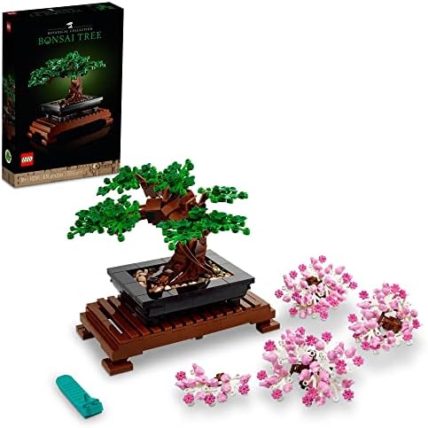 Lego icons bonsai tree building set