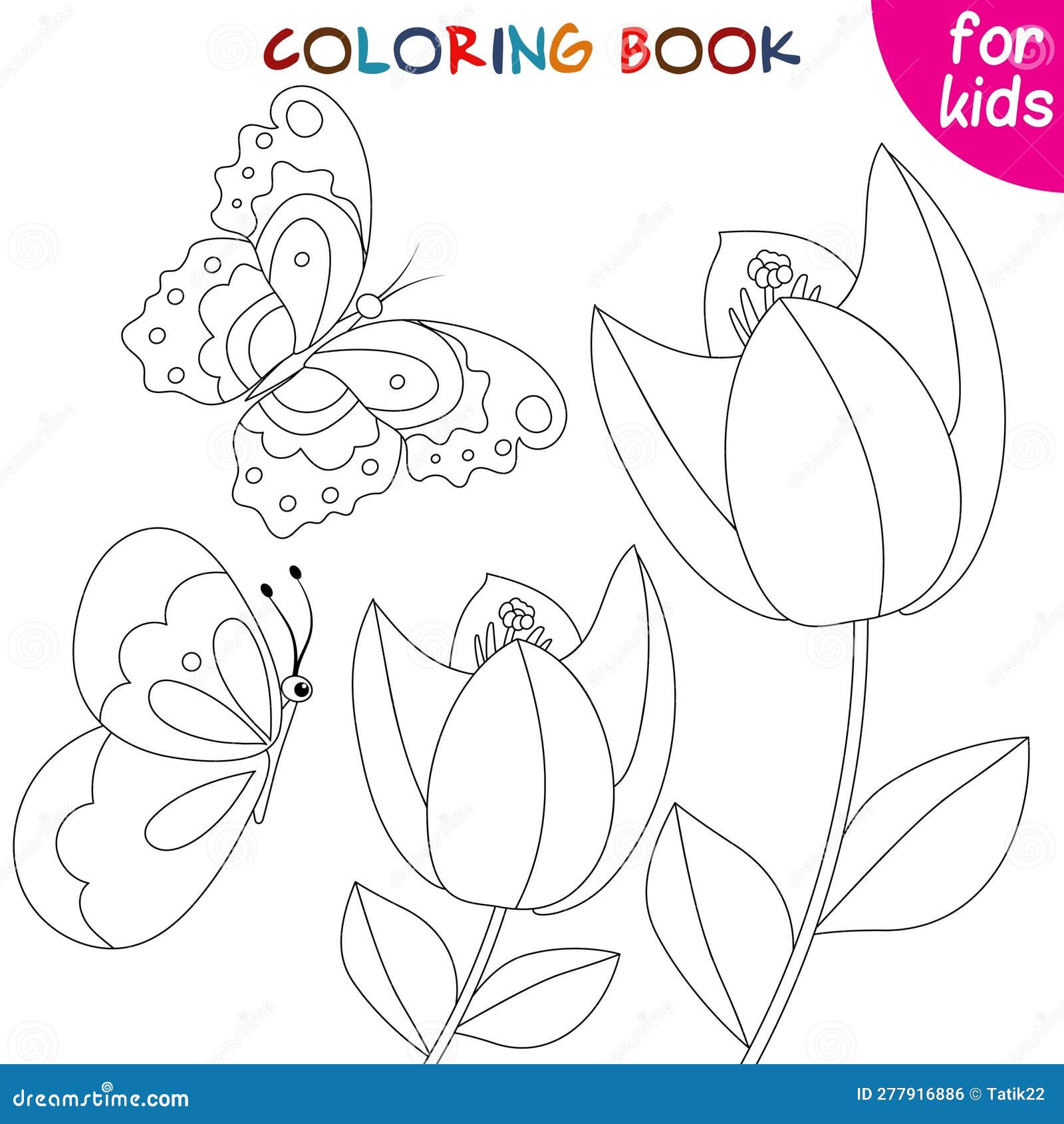 Tulips template coloring stock illustrations â tulips template coloring stock illustrations vectors clipart