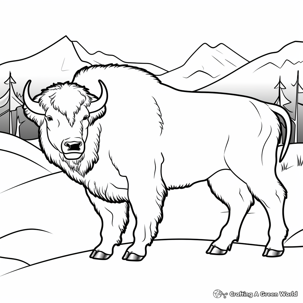 Winter animal coloring pages