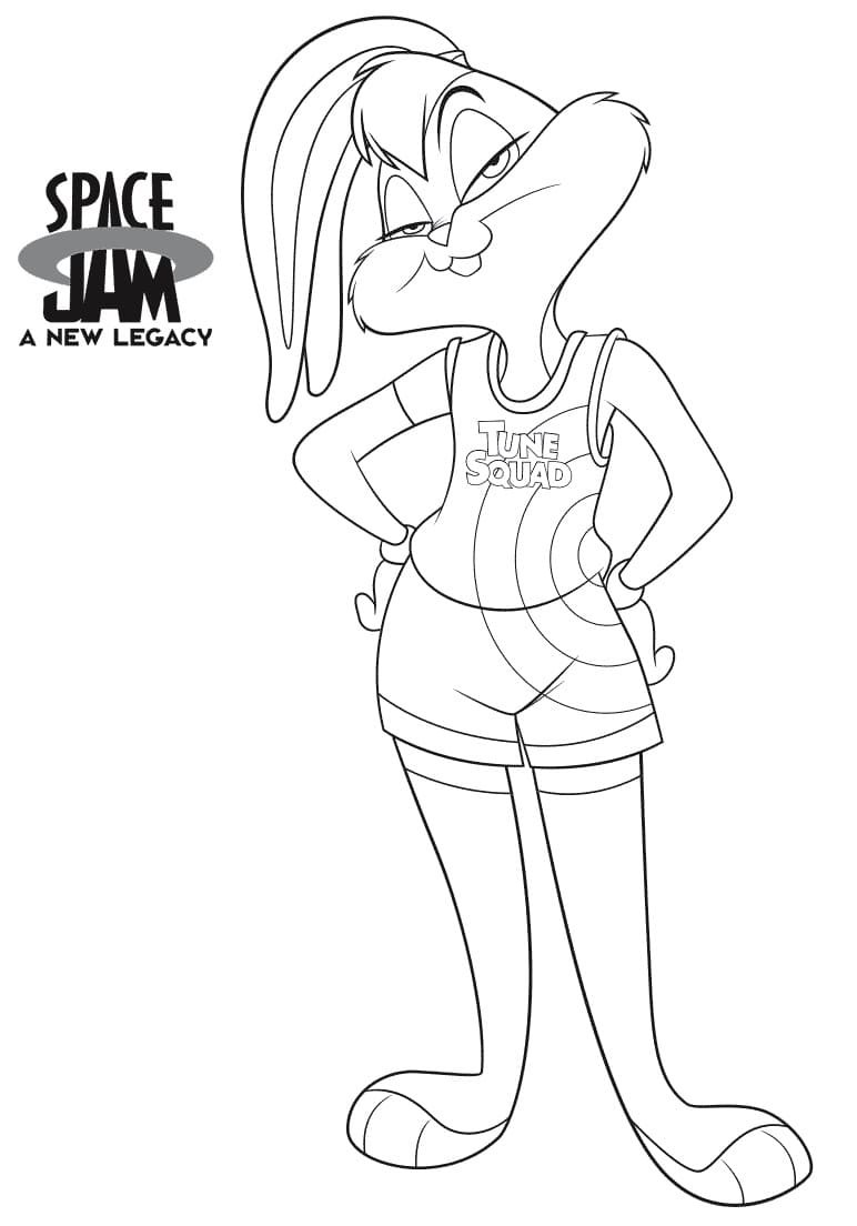 Space jam coloring pages printable for free download