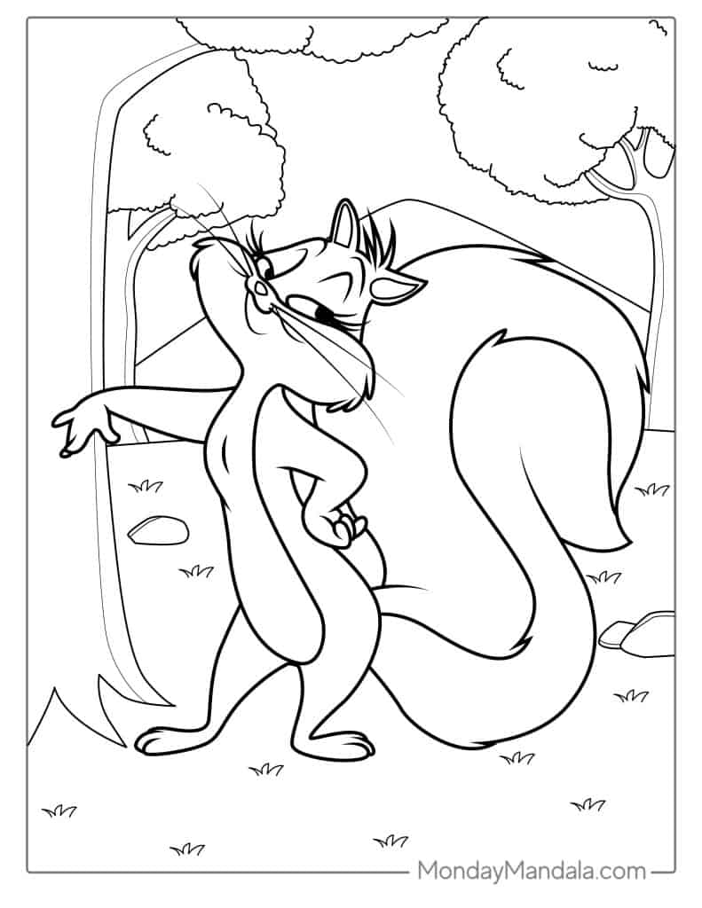 Looney tunes coloring pages free pdf printables