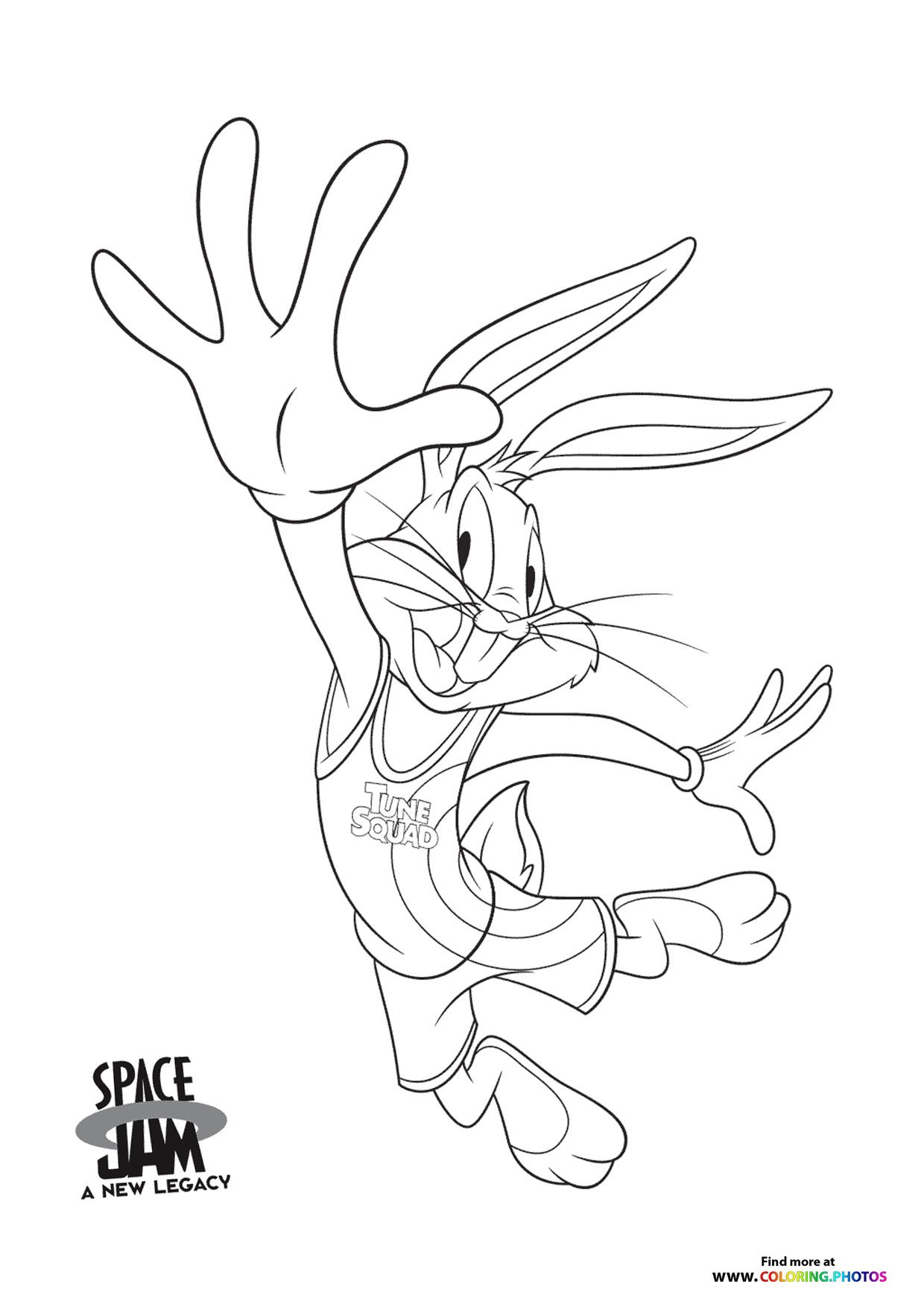 Bugs bunny jumping