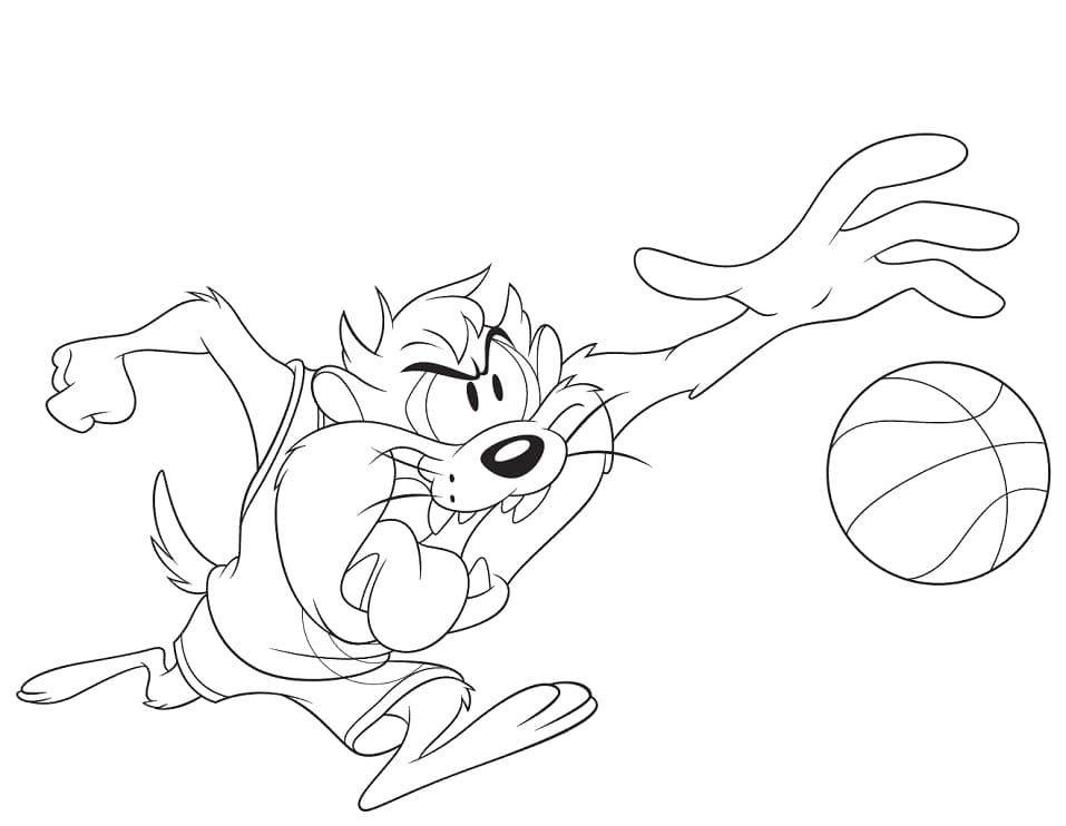 Space jam coloring pages