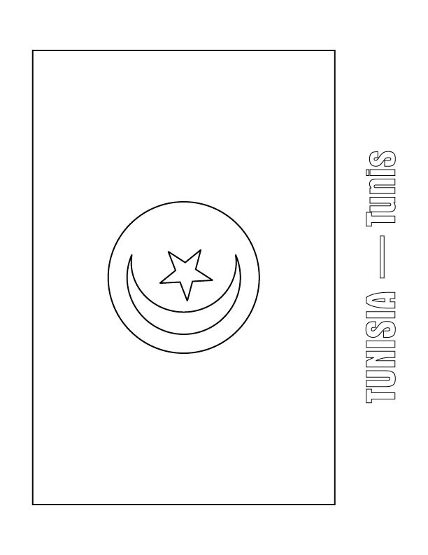 Tunisia flag coloring page download free tunisia flag coloring page for kids best coloring pages