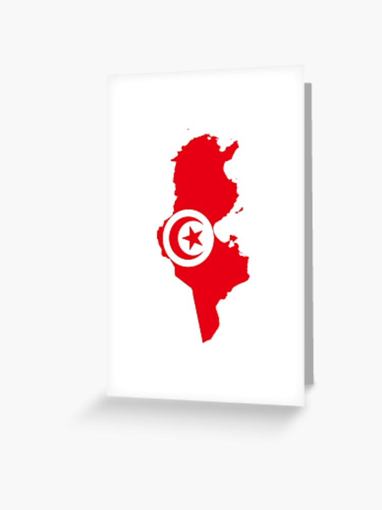 Tunisia flag and map øùù ùøøùø