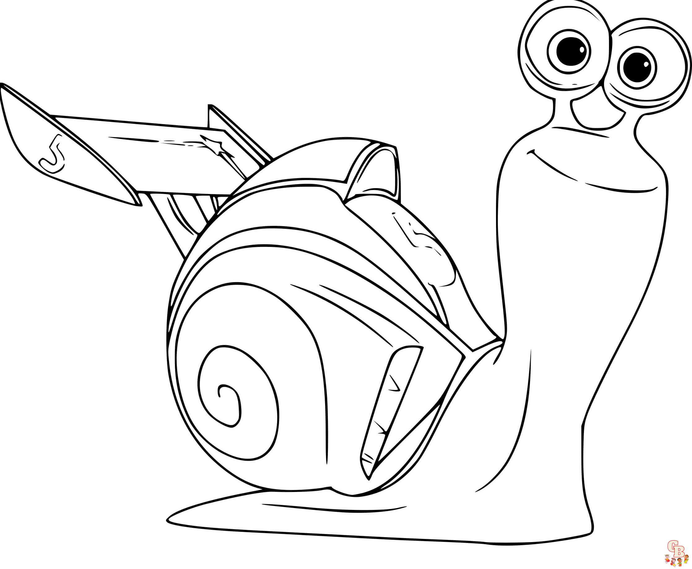 Printable turbo coloring pages free for kids and adults