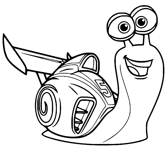 Turbo coloring pages printable for free download