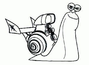 Turbo coloring pages for kids to print