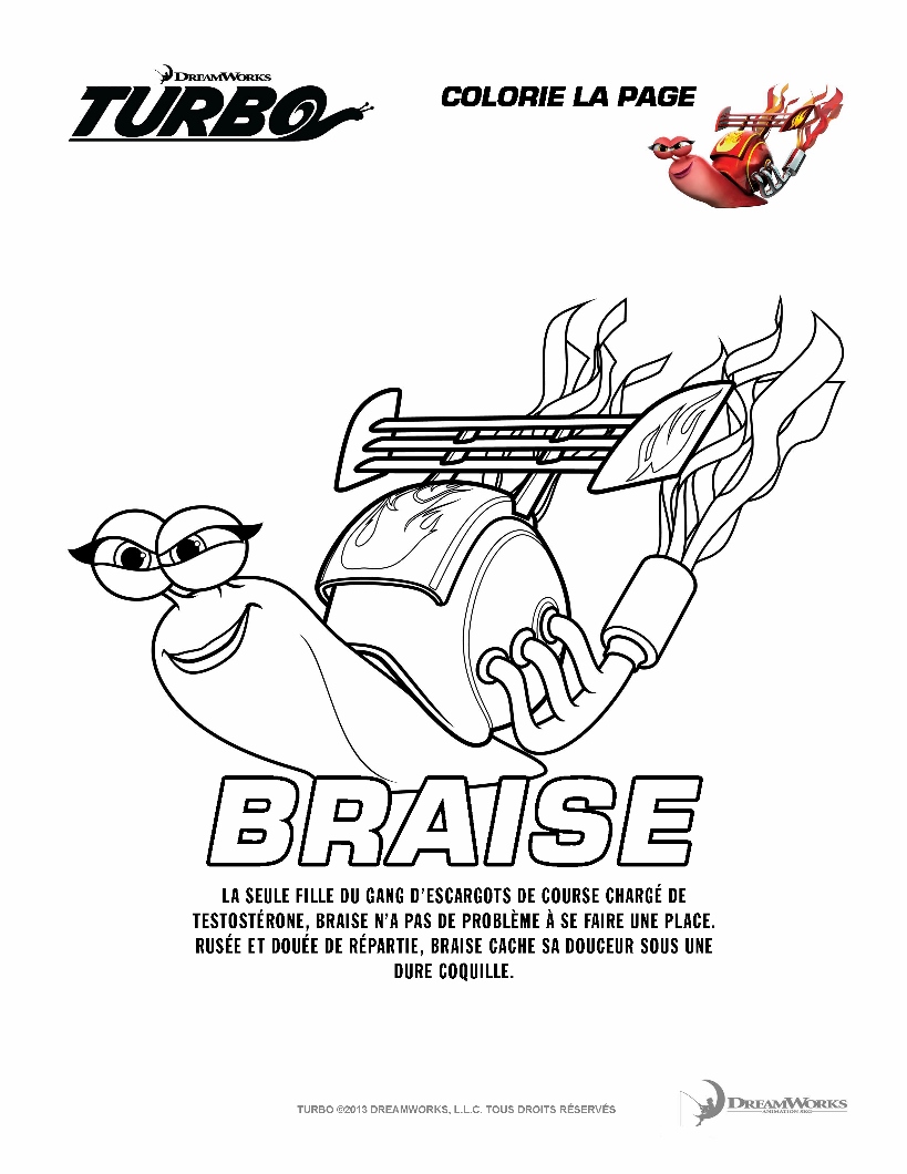 Free download of turbo coloring pages