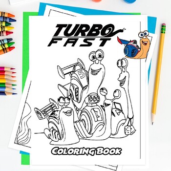 Printable turbo coloring pages collection