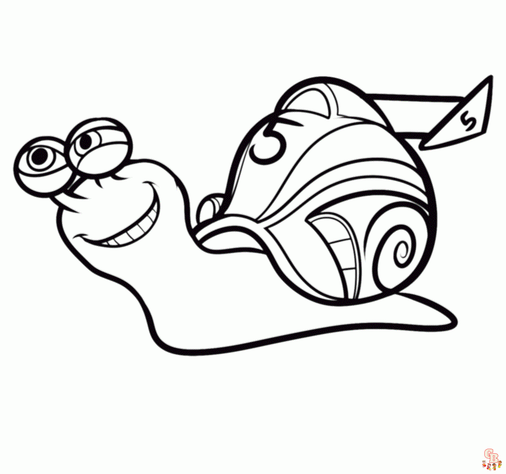 Printable turbo coloring pages free for kids and adults