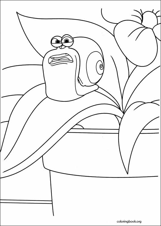 Turbo coloring page