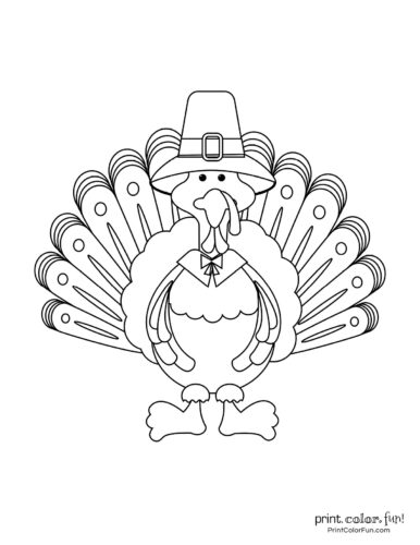Terrific thanksgiving turkey coloring pages for some free printable holiday fun at
