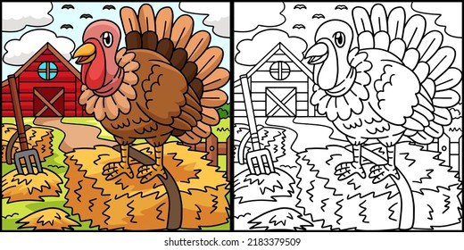 Turkey coloring page images stock photos d objects vectors